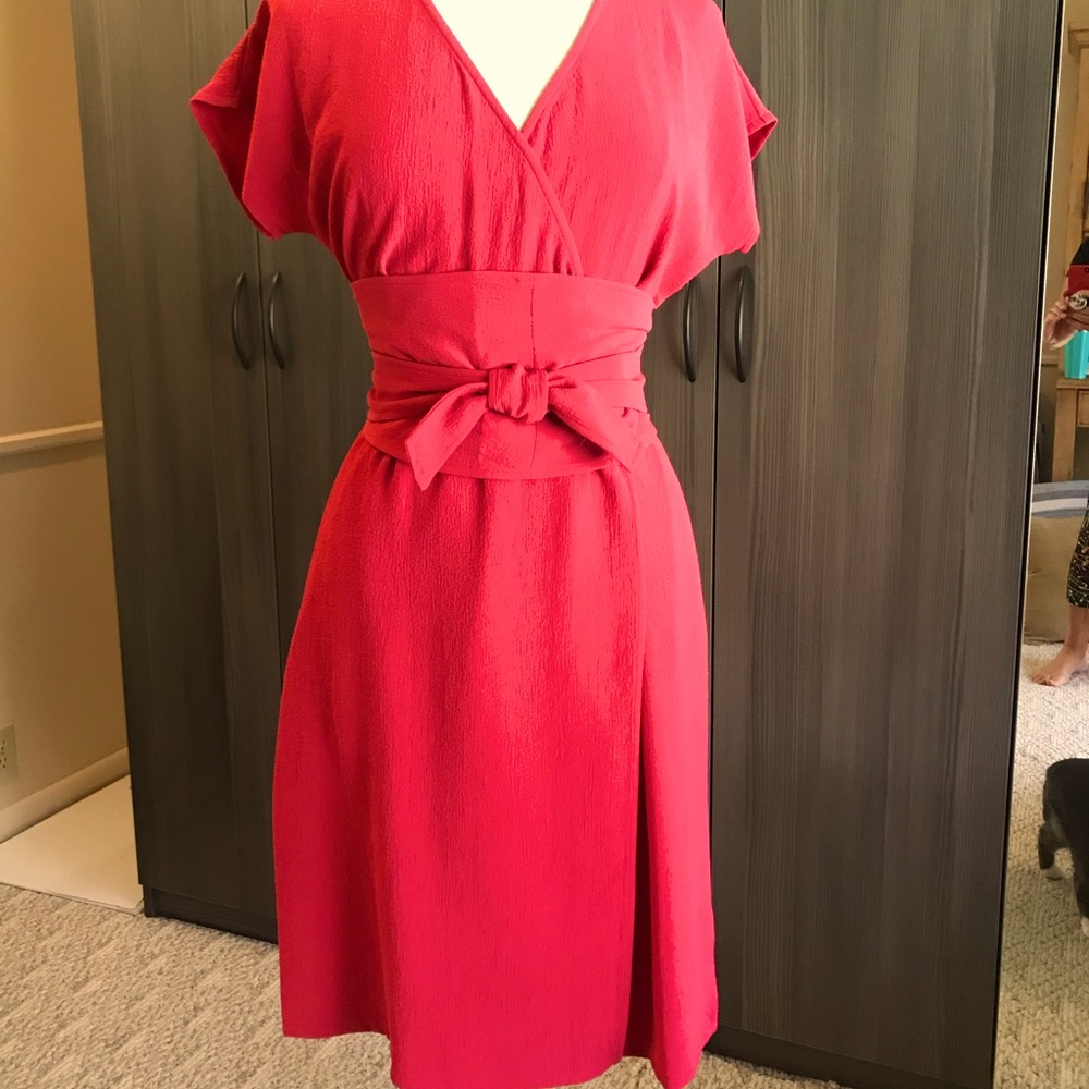 Red Wrap Dress